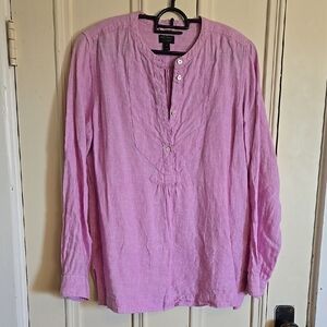 Pink Linen Shirt